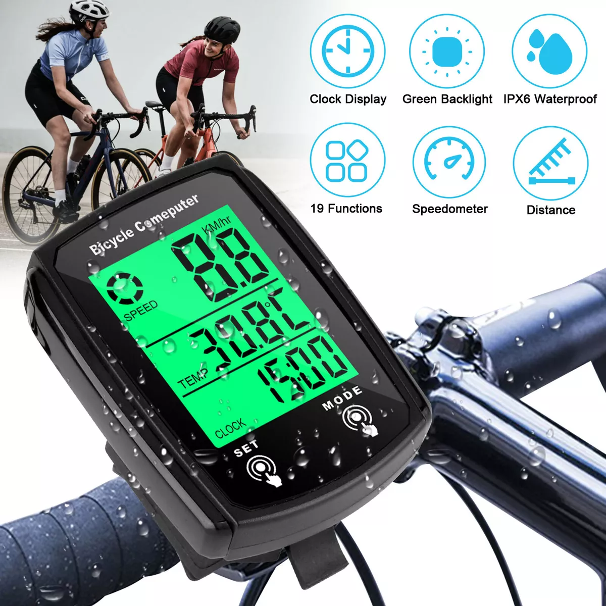 Digital online bicycle speedometer
