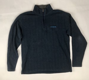 Columbia-Men-039-s-1-4-Zip-Pullover-Blue-Size-L-Large