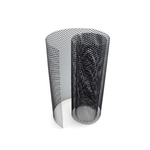 100x33cm Black Diamond Aluminium Car Bumper Grille Mesh Net Vent Hole 8x16mm # - Bild 5 von 9