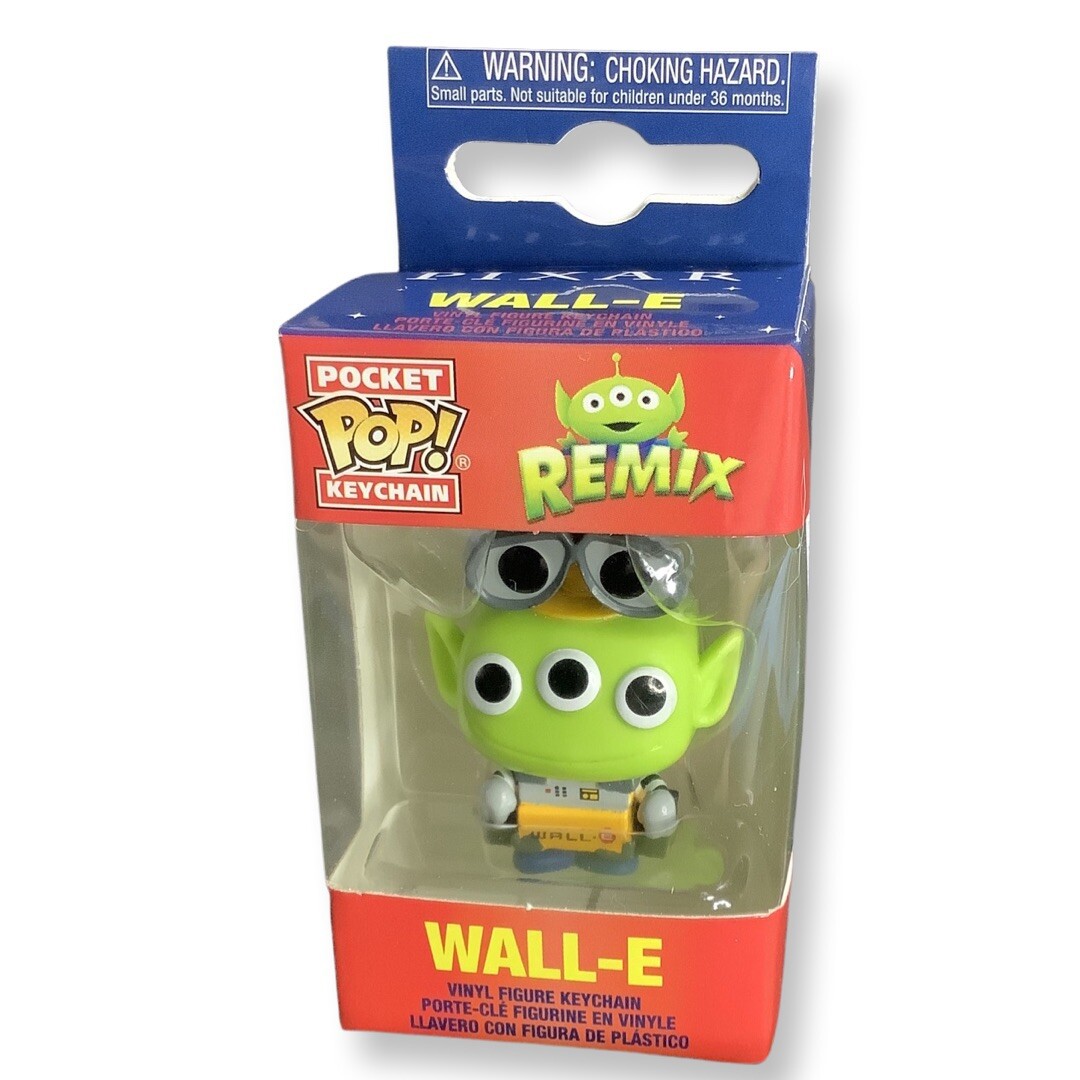 New Disney Pixar Alien Remix Wall-E Funko pocket pop Keychain