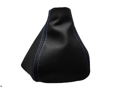 Light Blue Thread Genuine Leather Gear Shift Boot Shift Cover For Mercedes Vito I 96-03