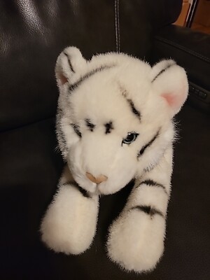 Douglas 4523 Zahara White Tiger Cub Deluxe Plush Stuffed Animal 20'' Tags New