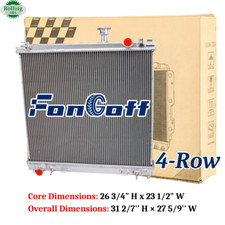 4 Rows Radiator for 2004-2015 Nissan Titan Armada/2004-2010 Infiniti QX56 5.6 V8