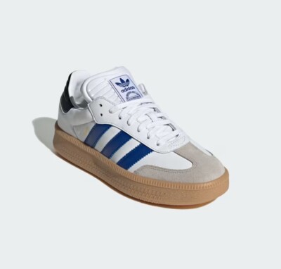 Size 7 - adidas Samba XLG White Royal Blue Gum for sale online | eBay