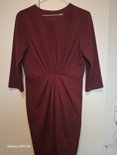 Gepflegtes Damenkleid In bordauxrot Gr. 40 Peek & Cloppenburg