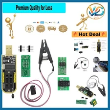 SOIC8  Clip with CH341A USB Programmer for BIOS Chips, In-Circuit Flashing