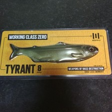 Working Class Zero Tyrant 8 Swim Bait, Pre-Used, Rare Fishing Lure