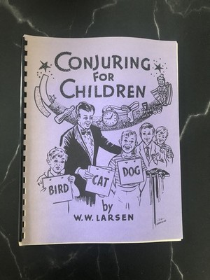 Seltenes Vintage Zauberbuch - Beschwören für Kinder von W. Larsen