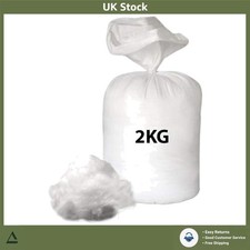 High-Quality Hollow Fibre Filling - 2KG Soft Stuffing for Cushions & Pet Beds