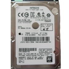 750GB 2.5" SATA Hard Drive for MacBook Pro – Tested HDD – Very Good