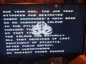 GI Joe Atlantis Factor Nintendo NES Game Cartridge Tested 