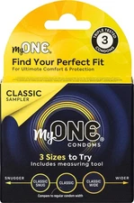 Classic Sampler - 3 Classic Condom Sizes to Try