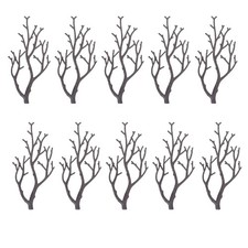 20 Pcs Fake Branches Decorative Plastic Artificial Antler Dried Tree
