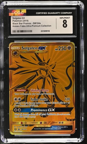 Solgaleo-GX graded CGC 8 for sale on eBay
