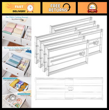 8 Pack Adjustable Drawer Dividers 6 Tall, Exp...