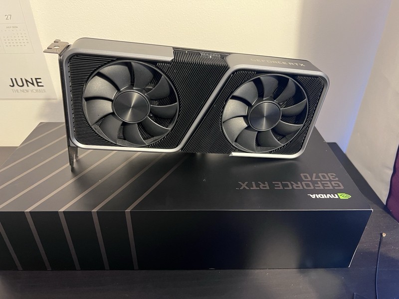 NVIDIA GeForce RTX 3070 Founders Edition 8GB GDDR6 GDDR6 Graphics Card