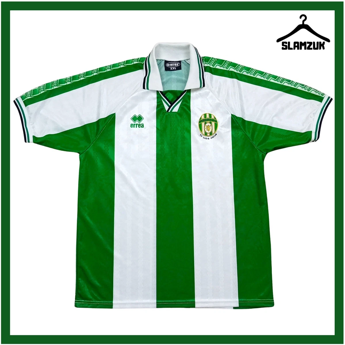 Maillot Foot Vicenza Erreà Vintage - Taille L - Long - N°8 - Années 90