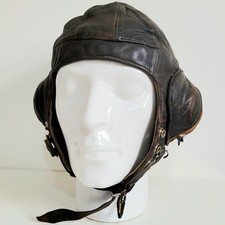 WW2 - B TYPE - 1937 DATED RAF FLYING HELMET - BATTLE OF BRITAIN - UPDATED TYPE E