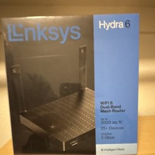 Linksys Hydra 6 WiFi 6 Dual-Band Mesh Router MR20EC 3 Gbps 4 LAN MU-MIMO