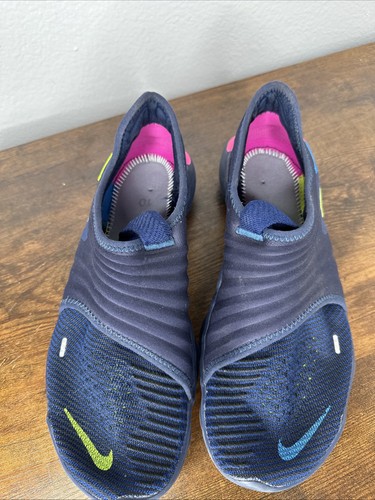 Nike Free RN Flyknit 3.0 Midnight Navy Size 10 Shoes Sneakers AQ5707-400 - Picture 4 of 13
