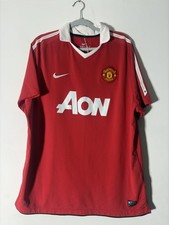 MANCHESTER UNITED ENGLAND 2010/2011 HOME FOOTBALL SHIRT JERSEY NIKE