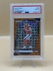 2024 Panini Prizm - Bo Nix #309 Lazer Prizm (RC) Orange PSA 8 COLORMATCH
