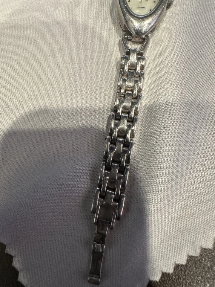 Reloj Croton de plata de ley para mujer - Vintage - reloj de plata pura Foto 4 de 4