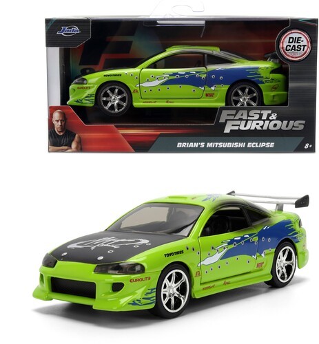 Fast & Furious - 1:32 Brian's Mitsubishi Eclipse Die-Cast Car [Used Very Good To