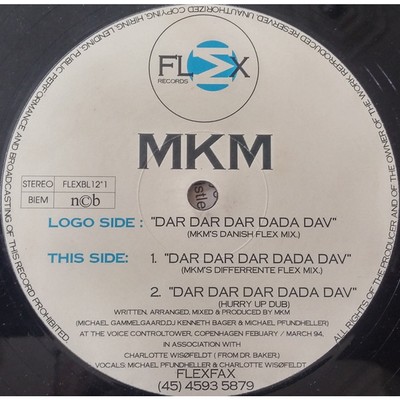 MKM - Dar Dar Dar Dada Dav (Swing That Daddy) (Vinyl 12'' - 1994 - DK - Original)