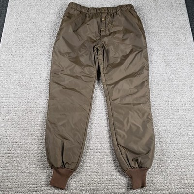 Vintage Cabelas Insulated Pant Mens XL Tall Brown Thinsulate Snow Hunting Winter