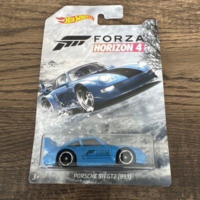 Hot Wheels 2018 FORZA HORIZON 4 PORSCHE 993 GT2 (933) BLUE 6/6