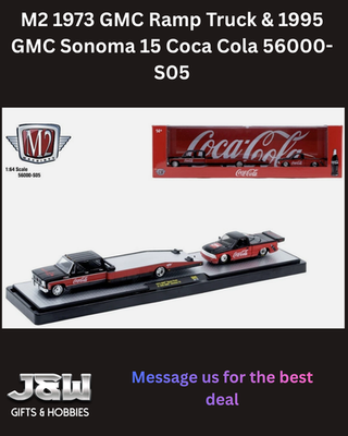 M2 1973 GMC Ramp Truck & 1995 GMC Sonoma 15 Coca Cola 56000-S05 1