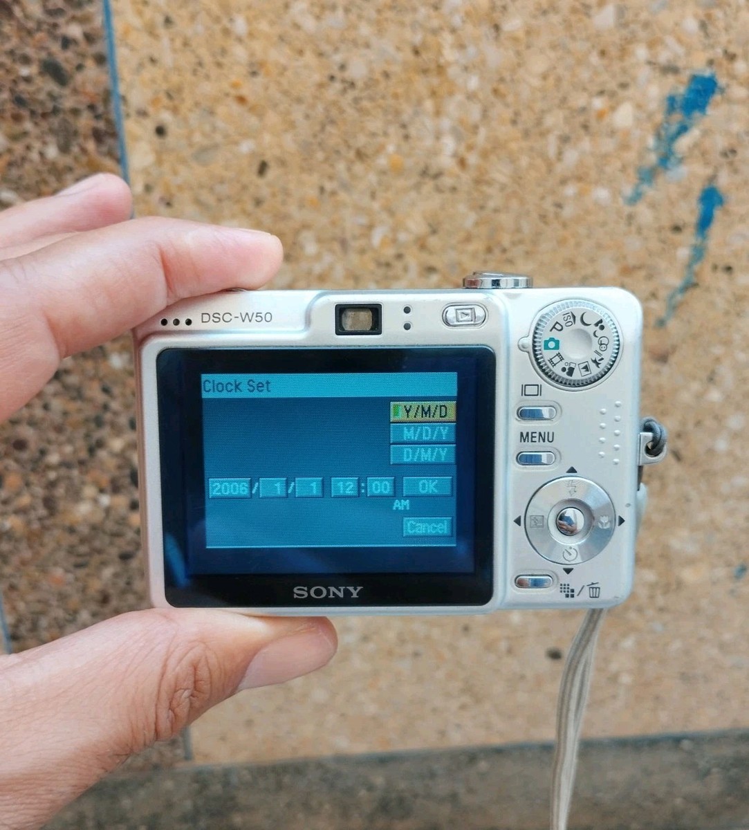 Sony Cyber-shot DSC-W50 6.0MP Digital Camera - Silver for sale