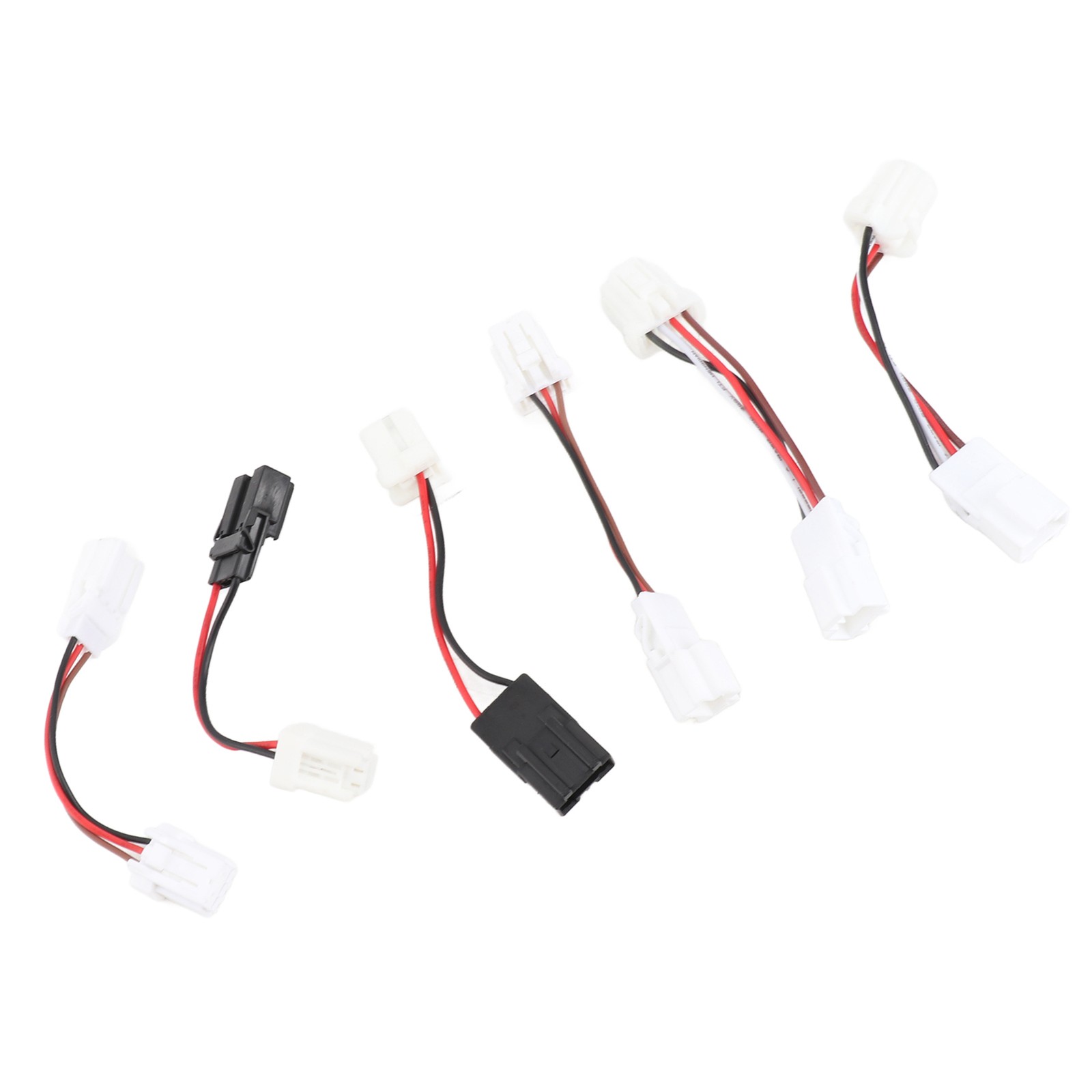 6pcs Taillight Adapter Harness For 240SX PnP S13 Kouki 1989‑1993 ABS+Copper For