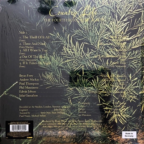 Roxy Music Country Life 180 Gram Half Speed Remastered Vinyl LP New & Sealed - Image 3 of 4