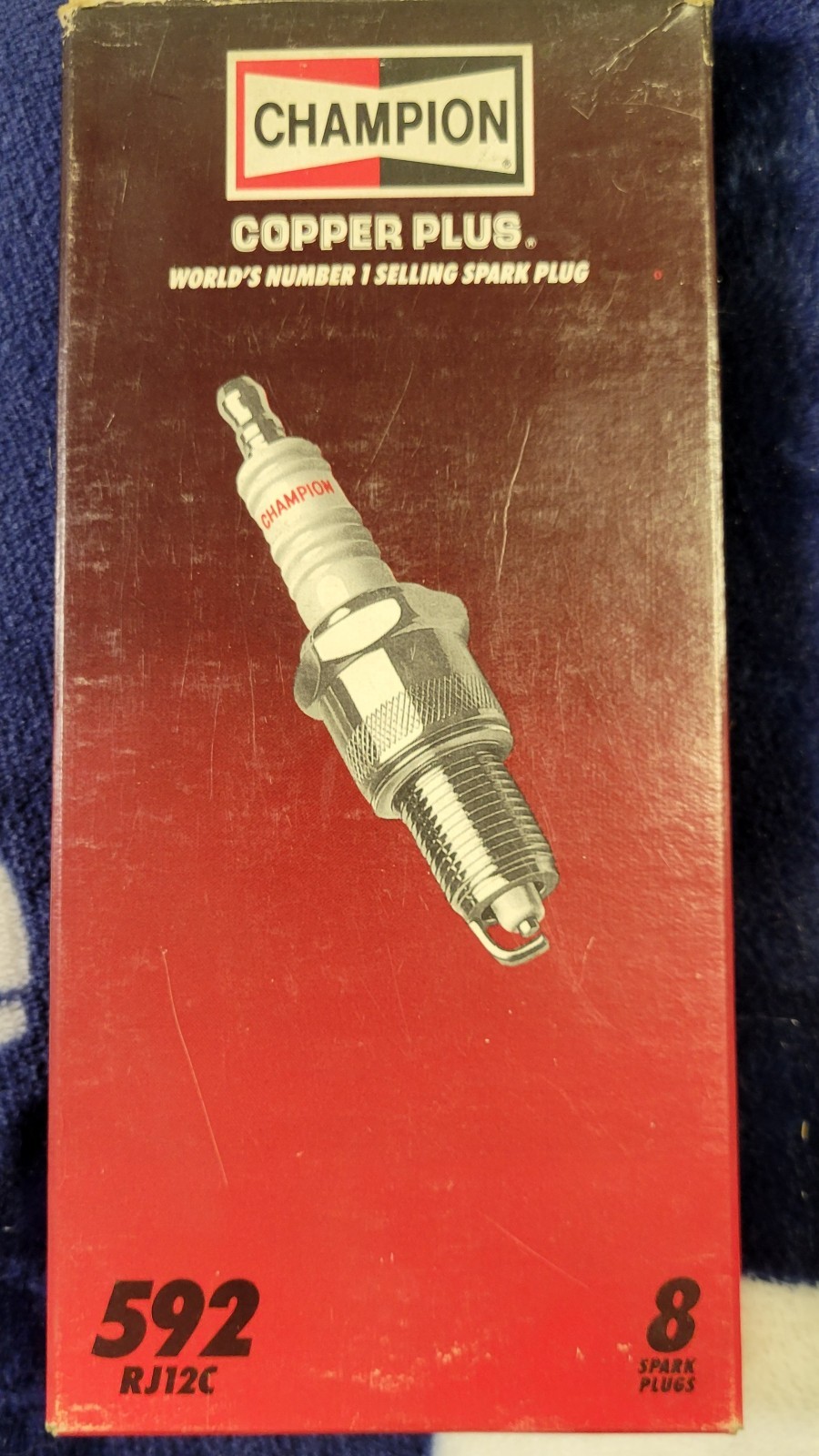 Champion 592 Copper Plus Spark Plug RJ12C 8 Pk NOS Small Engine Free Shipping 