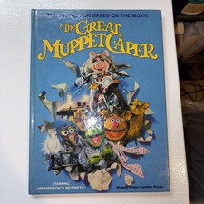 The Great Muppet Caper book hardcover  1981