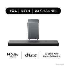 2.1 Channel Sound Bar Dolby Atmos Wireless Subwoofer Bluetooth Streaming For TV