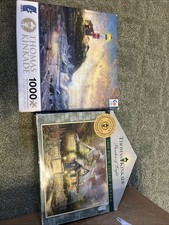 2 Vintage Thomas Kinkade 1000 puzzli nowe w pudełku