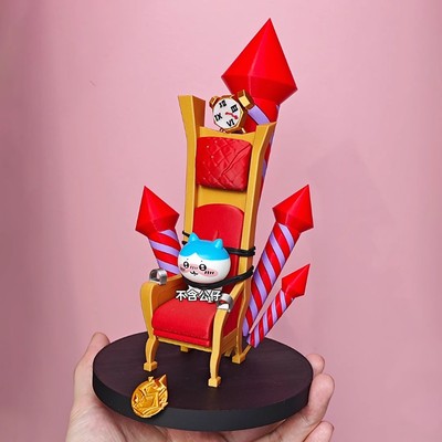 Identity V Party Chair Figure Badge Holder Gift Toy Statue Figurine Model