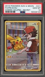 Pikachu 241/236 Cosmic Eclipse Secret Rare