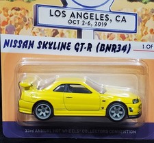 Hot Wheels Nissan Skyline Gt-r Bnr34 33rd Annual 2019 Collectors Convention Car Hot Wheels Nissan Skyline Gt-r Bnr34 33rd Annual 2019 Collectors Convention Car