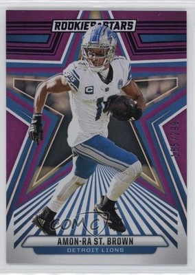 2024 Panini Rookies & Stars Purple 165/299 Amon-Ra St Brown #32 06p2