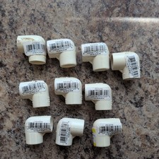 10 Pack - GENOVA CPVC 50705 1/2" 90 Degree Elbow