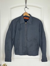 Used Back Printed Work Jackets Red Kap Insulated Men's Medium