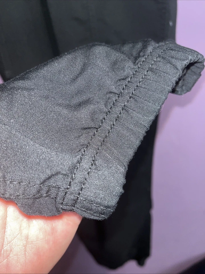 Pantalones Médicos Scrub Star Para Mujer Negros Talla Grande Para Mujer 2XL Parte Inferior Exfoliante para Jogger Foto 4 de 4