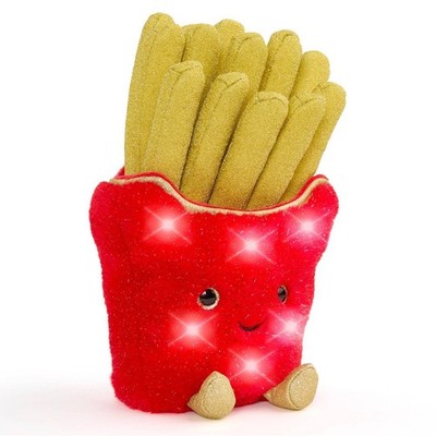 FAO Schwarz 11'' Glow Brights Plush LED Sound French Fries Stuffed Toy