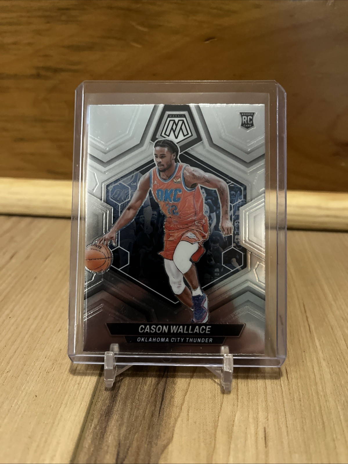 2023-24 Panini Mosaic - Rookies Cason Wallace #218 Silver Prizm (RC)