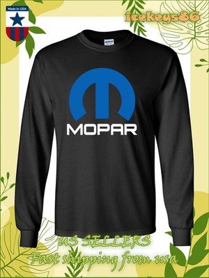 New Tee Mopar Direct Connection Logo Men's Long Sleeve T-Shirt American T-Shirt
