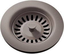 LKQS35SM Polymer Drain Fitting W/ Removable Basket Strainer  Rubber Stopper